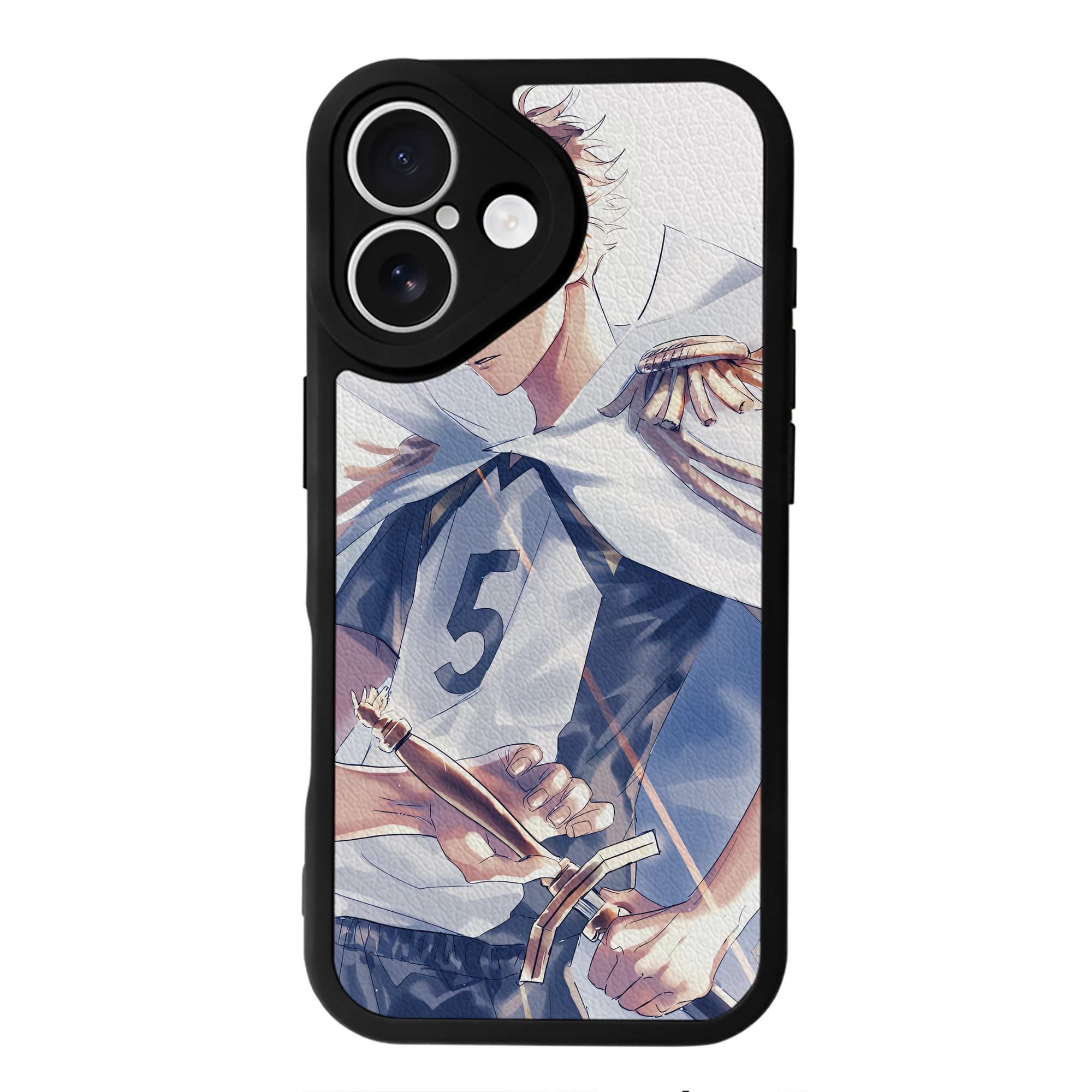 （画像用） ハイキュー!! Haikyu!! 【iPhone 16シリーズ対応】シリコンスマホケース（レザー調） 材質：シリコン